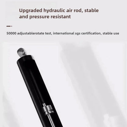 Nordic Wooden Lift Rotating Table, Bedside Table, Solid Rolling Computer Table, Carbon Steel Legs, Tea Table