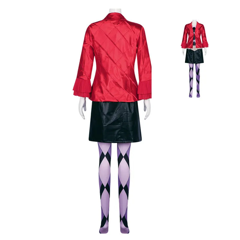 Clown 2cos costume, Little Ugly Girl cosplay costume, Halloween stage, festival performance costume