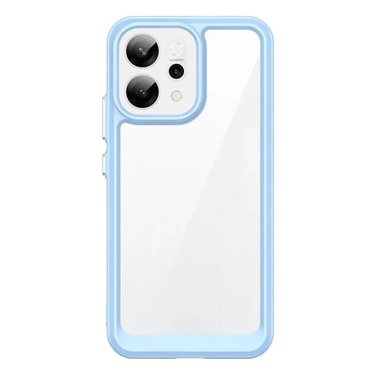 Pour la coque OPPO Reno14 F, coque Reno 14 F, Fundas Coque, cadre souple translucide rigide, antichoc, coque arrière transparente OPPO Reno 14F
