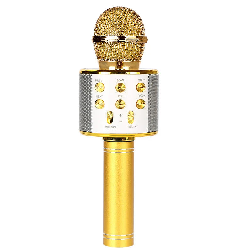 Karaoke Wireless Microphone Mic For Cell Mobile Phone Do Singing Bluetooth Condenser Mikrofon Blutooth Smartphone Micro DJ Audio