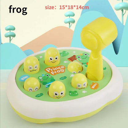 Dessin animé whac-a-taupe Montessori bébé jouet enfant en bas âge cadeau d'anniversaire éducatif thème Animal jeu de frappe Parent enfant jeu de société garçon