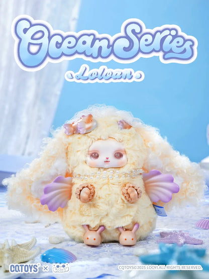 Genuine CQTOYS Loloan Ocean Series Blind Box Cute Doll Plush Handmade Ornament Gift Trend 2025 Summer