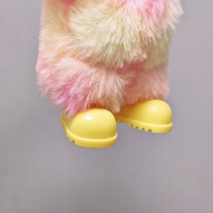 Labubu Doll Shoes For 15-17cm Ropa 3.0 Labubu V1 V2 V3 Rain Boots Colorful Beach Shoes Sitting Party Accessories