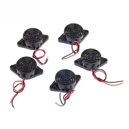 SFM-27, 5 buzzers électroniques actifs, DC 3-24V 20mA, sirène d'alarme, haut-parleur à bip continu de 95dB pour Arduino