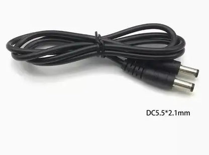 DC Power 5.5 x 2.1mm Male to 5.5*2.5mm 3.5*1.35mm 4.0*1.7mm Male Plug Cable 1M All copper 18AWG  10A Monitoring power cable