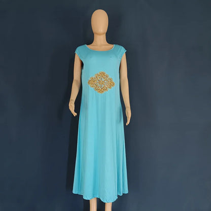 Abaya-Robes de soirée pour femmes, caftan musulman, manches évasées, robe brodée en dentelle dorée, trempée Jalabiya, Ramadan, ensemble de 2 pièces