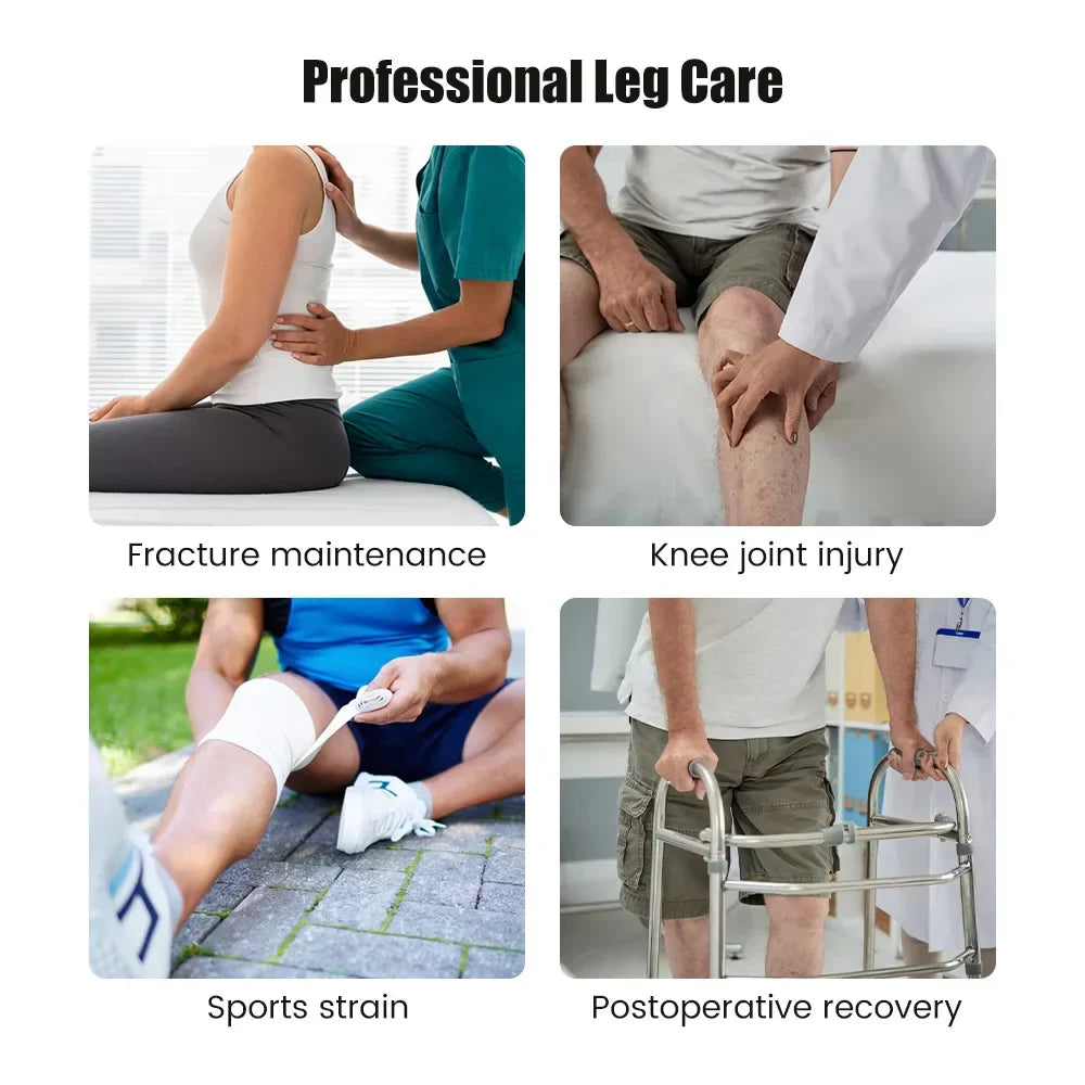 Adjustable Hip, Knee, Ankle, Foot Orthosis, Fixed Splint, Orthopedic Support for Leg, Hip, Thigh, Female Fracture, Lower Limb Paralysis