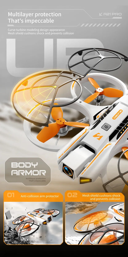 A21 Pro Drone professionnel FPV 4K HD double caméra WiFi moteur sans brosse flux optique vol stationnaire réglage électrique quadrirotor Drone à