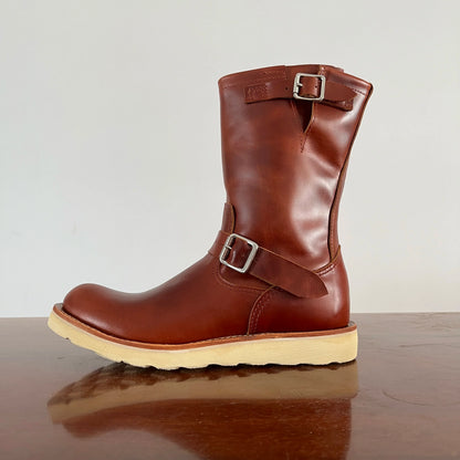 RockCanRoll-Chaussures en cuir de vachette véritable pour hommes, chaussures italiennes en cuir de vachette, bottes Trooper AtlanBoots cousues Goodyear, qualité supérieure, EB800