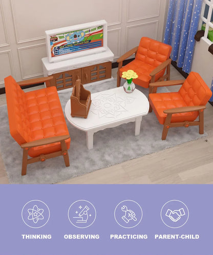 Mini-supermarché, jeux de shopping, accessoires de maison de poupée, jouets éducatifs pour enfants, jouets d'interaction familiale