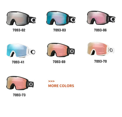 Oakley Line Miner [M] Ski Goggles, Snow Goggles with Prizm Lenses, Model [7093], Unisex Protective Eyewear