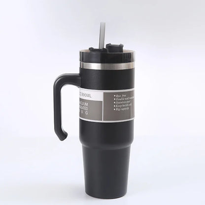 20oz/30oz Stainless Steel Thermos Water Bottle Car Insulated Cup Outdoor Sport Vacuum Flask Keeps Cold and Heat Thermal Mug