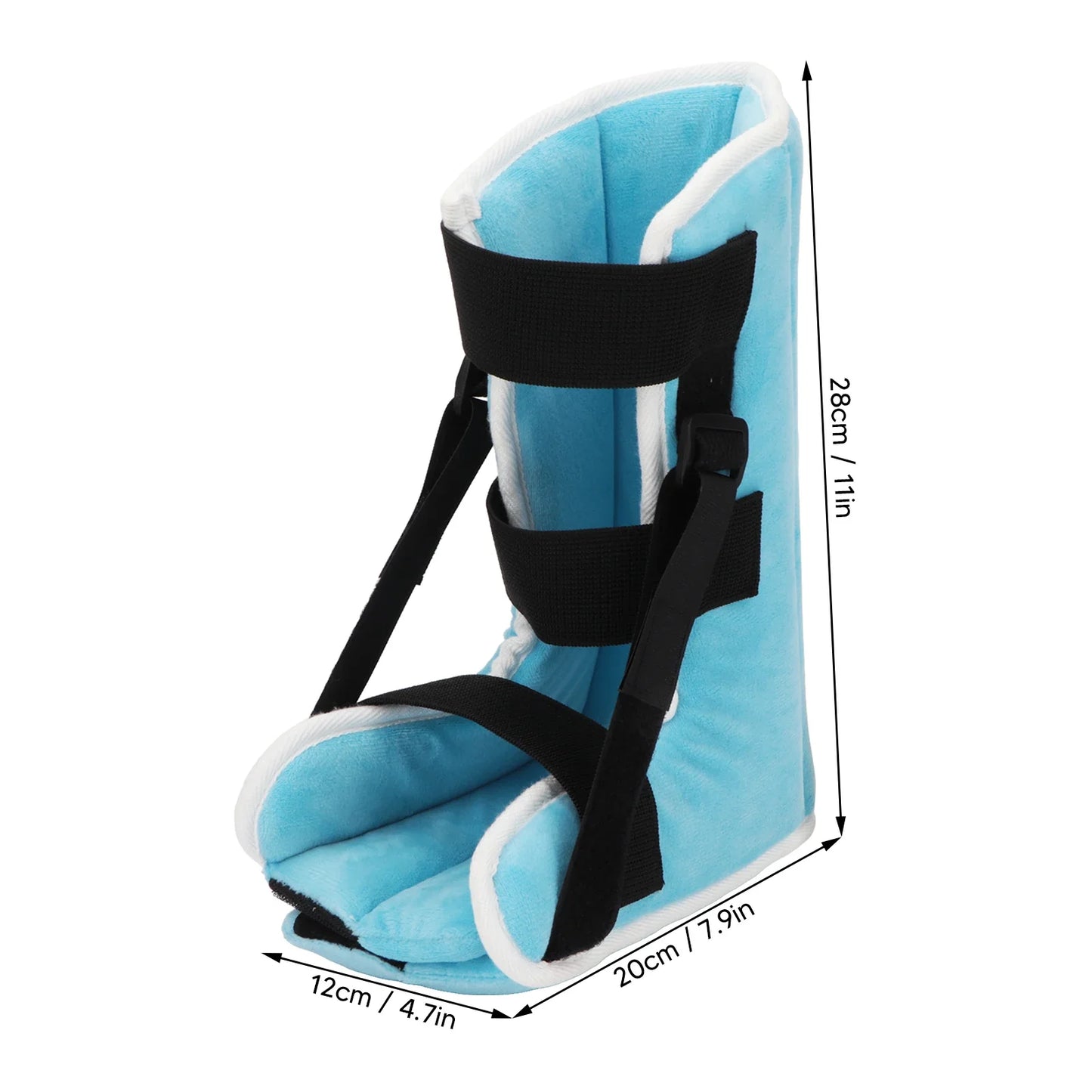 Protège-talon respirant pour les pieds tombants, oreiller de talon de botte unique, pression de Charleroi, doux, réglable, prévention des escarres, 03/Care