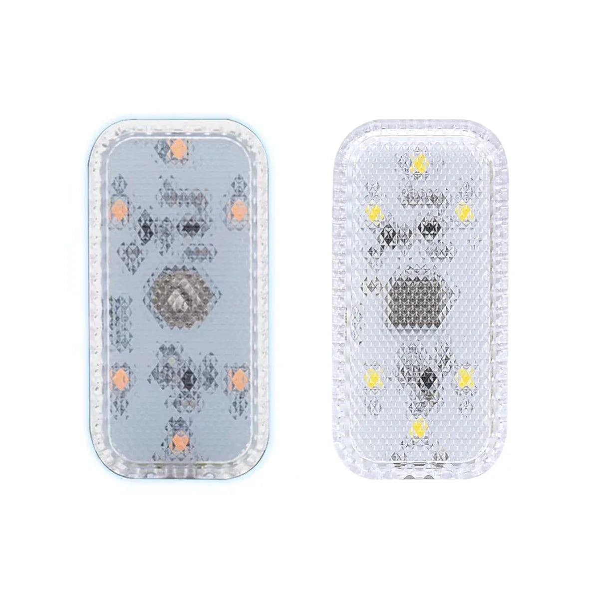 LED tactile lumière Mini sans fil voiture éclairage intérieur Auto toit plafond lampe de lecture pour porte pied coffre boîte de rangement USB charge