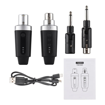 XLR Wireless Microphone System, Transmitter & Receiver, Electric JEBass, Audio Shopping Mall, 30-50m, 98-164ft Long