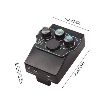 Guitar Pickup Classical Guitar Pickup Vibration Pickup BT Accompaniment Resonance Pickup 3-band EQ Equalizer Acoustic Wooden