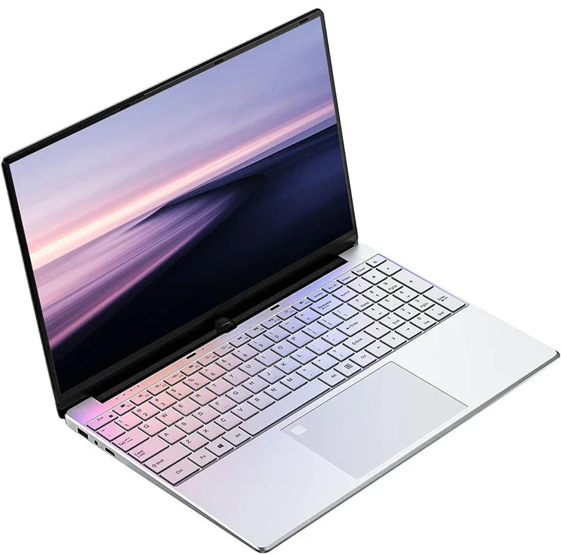 Xiaman Ordinateur portable 15,6" Intel Pentium 7505 Windows 11 Dual Core PC portable portable pour gamer avec déverrouillage par empreinte digitale