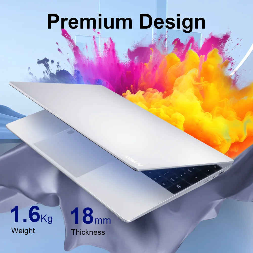 Ninkear N15 Air Laptop 15,6" IPS 1080P IPS Intel N95 3.4Ghz 12GB RAM 512GB SSD General Use Productivity Windows 11 pro Notebook