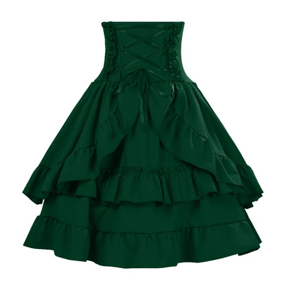 Victorian Costume with Renaissance Elements Dress Stylish Arrival European Multiple Layers Costume for Women Female Garment