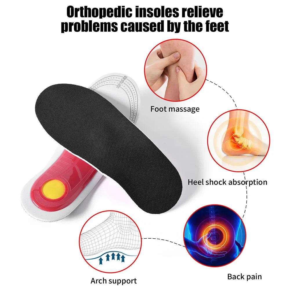 Semelle intérieure orthopédique Support de voûte plantaire semelles orthopédiques pour pieds plats pour soulager la pression du mouvement de l'air coussin d'amortissement semelle intérieure rembourrée