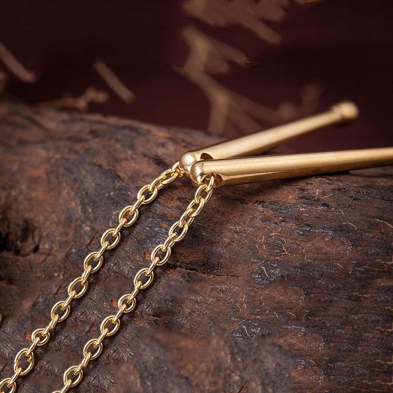 Collier Rockers Jazz Band Drum pour homme, batteurs, anciers de caisse claire, pendentif en acier inoxydable, cadeau de bijoux JOJewelry
