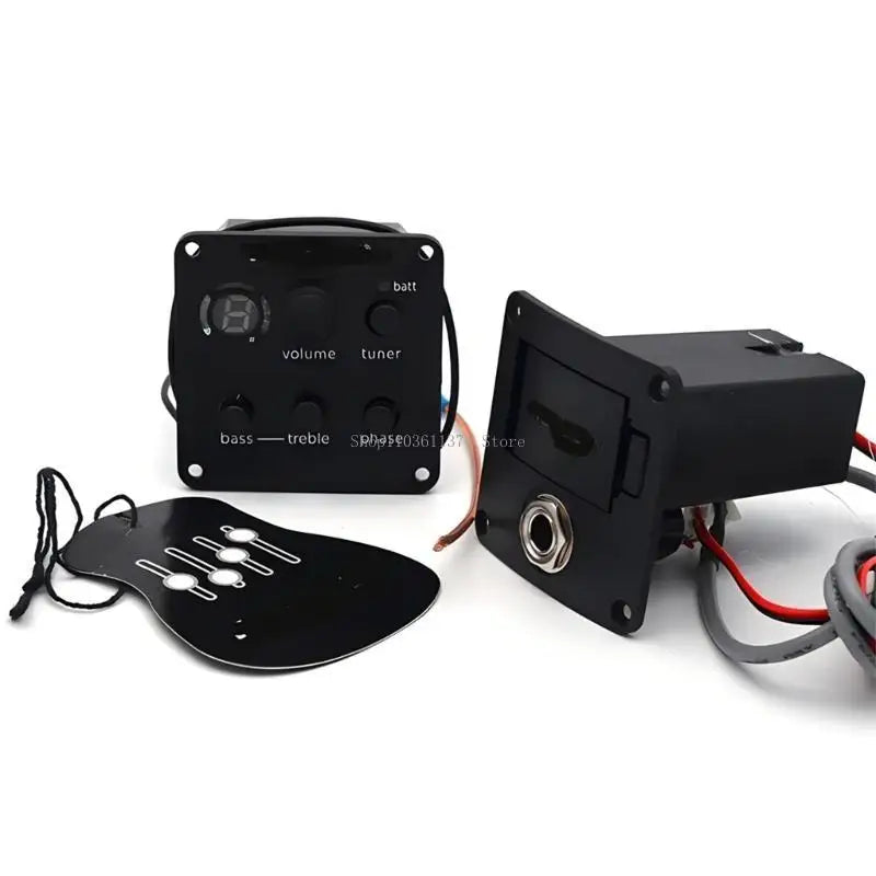 Guitar Pickup ISYS+ EQ Preamp Systems Acoustic Guitar Pickup with Tuner Easy Use