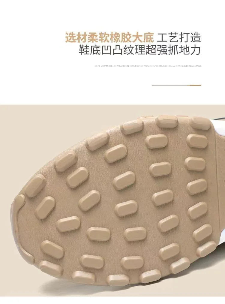 New Lightweight Casual Shoes for Men, Breathable Running Sneakers with Thick Sole for Spring Autumn Sports Walking Tennis Shoes