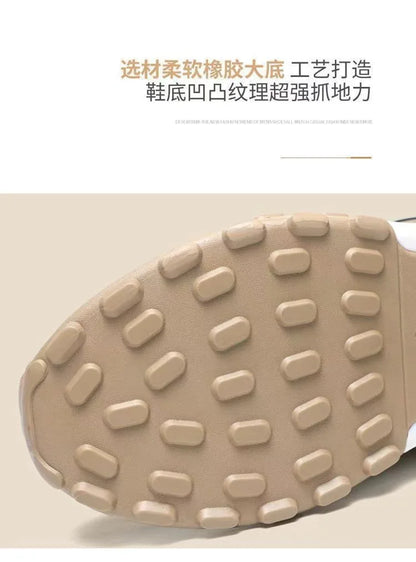 New Lightweight Casual Shoes for Men, Breathable Running Sneakers with Thick Sole for Spring Autumn Sports Walking Tennis Shoes