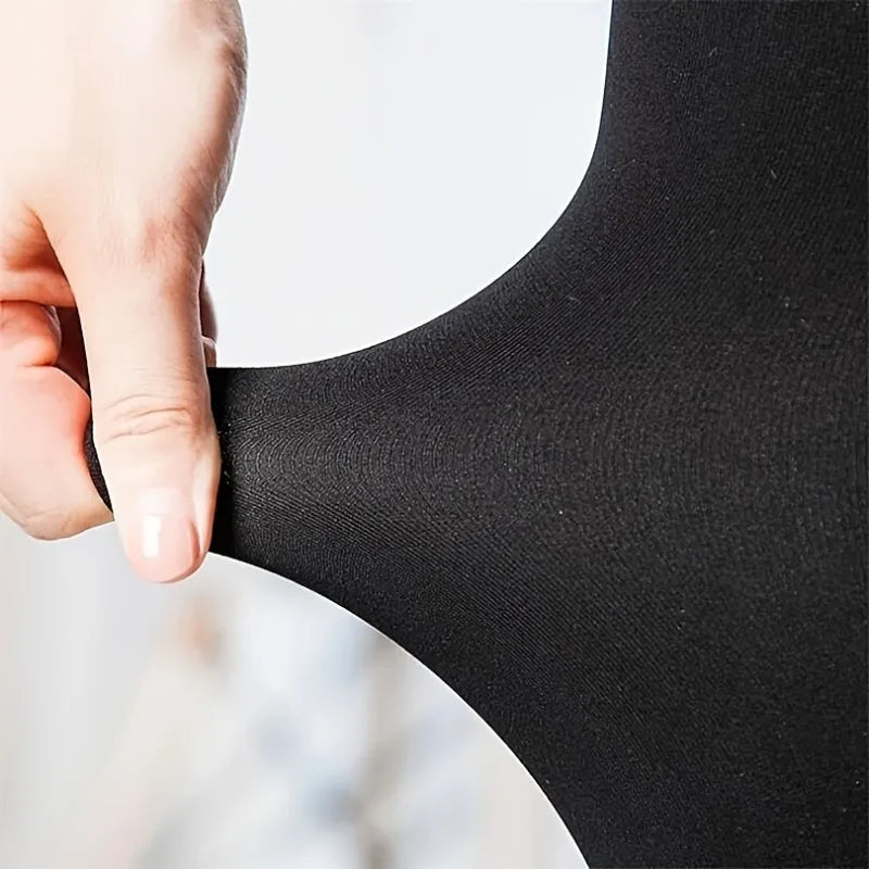 Collants confortables doublés de polaire pour femmes, Leggings chauds extensibles taille haute pour l'hiver, sous-vêtements thermiques épais et chauds