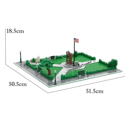 MOC Back to the Future modular Clock Tower Courthouse Mall model DIY creative ideas Children Toy birthday Gift christmas Blocks