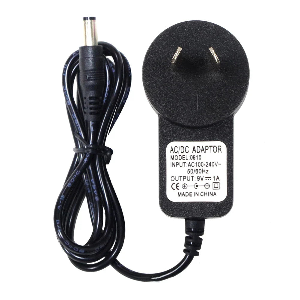 Adaptateur d'alimentation pour pédale de guitare, DC 9V 1A, pour pédale d'effet US/UK/AU/EU, accessoires pour instruments de musique