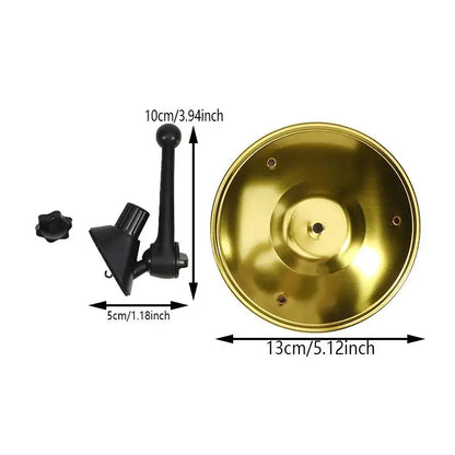 1PC voiture Crash cymbale évent Mini tambour voiture tir à la main cymbales voiture tambour cymbale évent Instrument de musique pour l'intérieur de la voiture