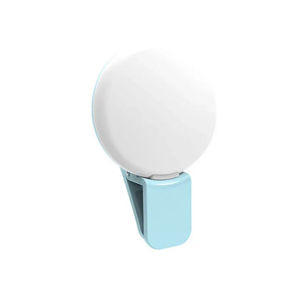 Anneau lumineux LED pour Selfie, pour téléphone Portable, Mini, Durable, pratique, trois arrêts de gradation, Clip de photographie, lumière de remplissage