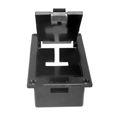 Boîte de batterie 9V pour guitare électrique basse et micro actif avec connecteur, boîte de support de batterie 72.5x38.3mm, partie musicale en plastique 1 pièce