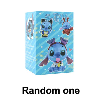 Stitch Blind Box Figurine, Cartoon Animation, Indoor Decoration, Model Doll, Movable Figurine, Children's Toy, Girls' Birthday G