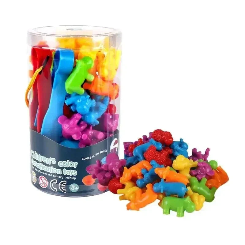 Jouets de comptage d'éveil pour enfants, jouets de Montréal, outils pédagogiques, jouets de Classification cognitive familiale