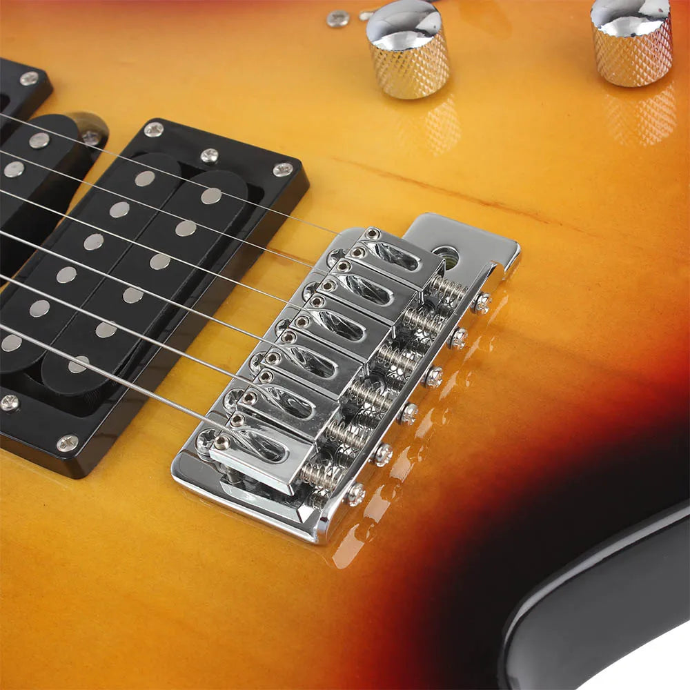 IRIN 6 cordes guitare électrique 24 frettes corps d'érable guitare électrique Guitarra avec sangle de sac pièces et accessoires de guitare nécessaires