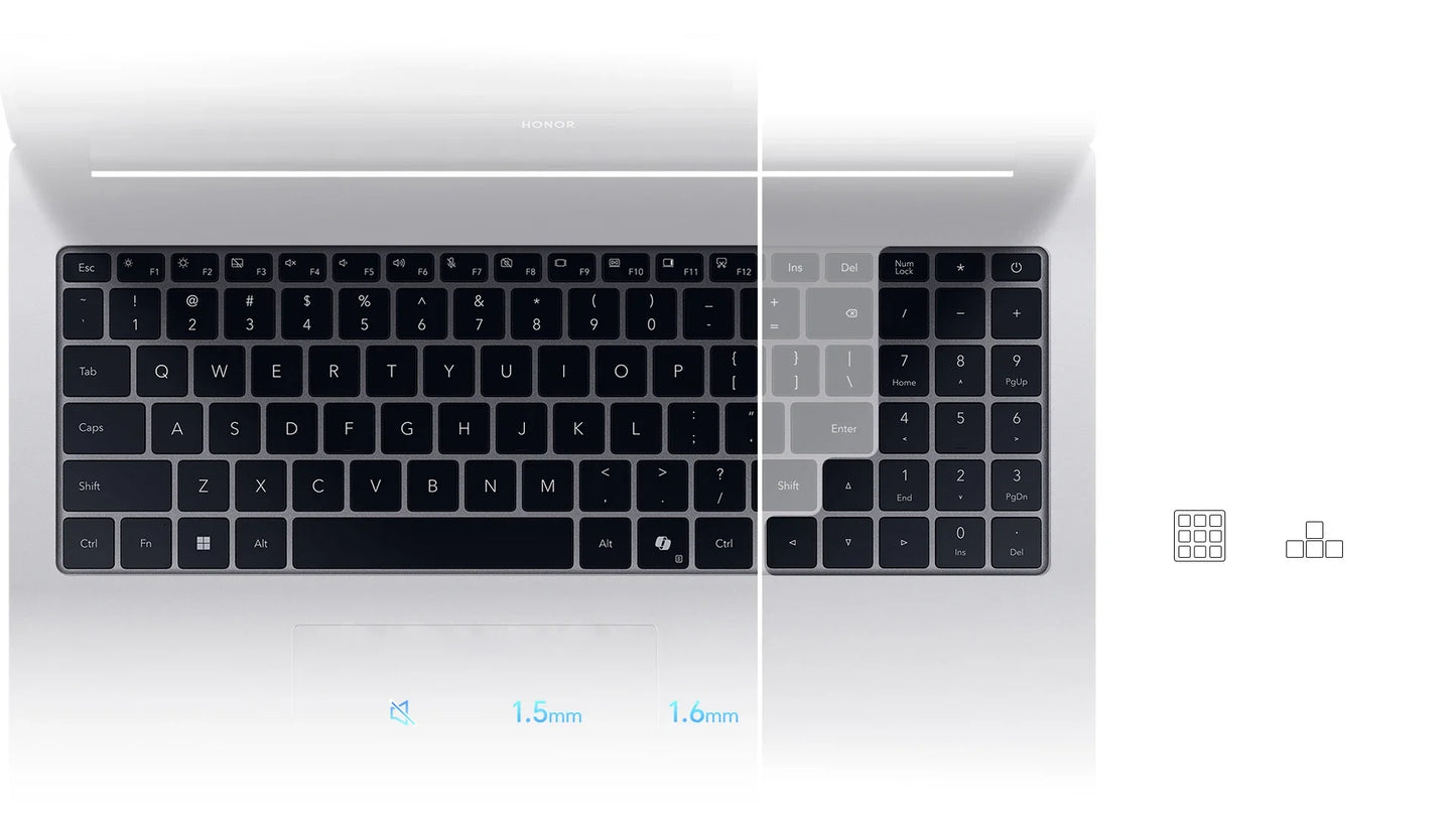 HONOR MagicBook X16 2025 Laptop Intel Core i5-13420H i7 RAM 16GB SSD 512G 1TB 16"Inch FHD Notebook Ultrabook Computer PC BRG-565