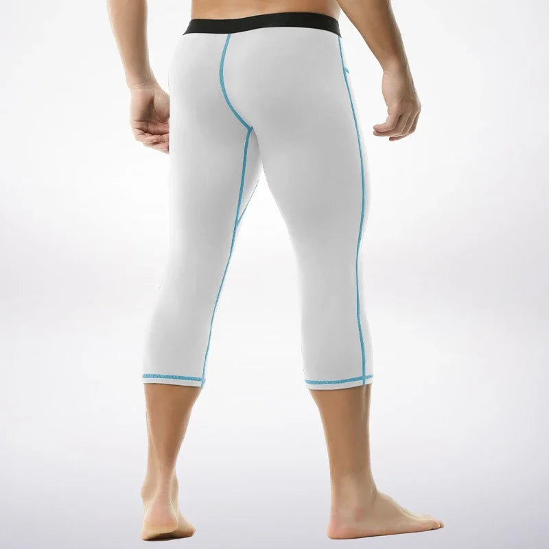 Leggings pour hommes pour l'automne et l'hiver : pantalons fins, serrés en polaire, sous-vêtements surdimensionnés et chauds