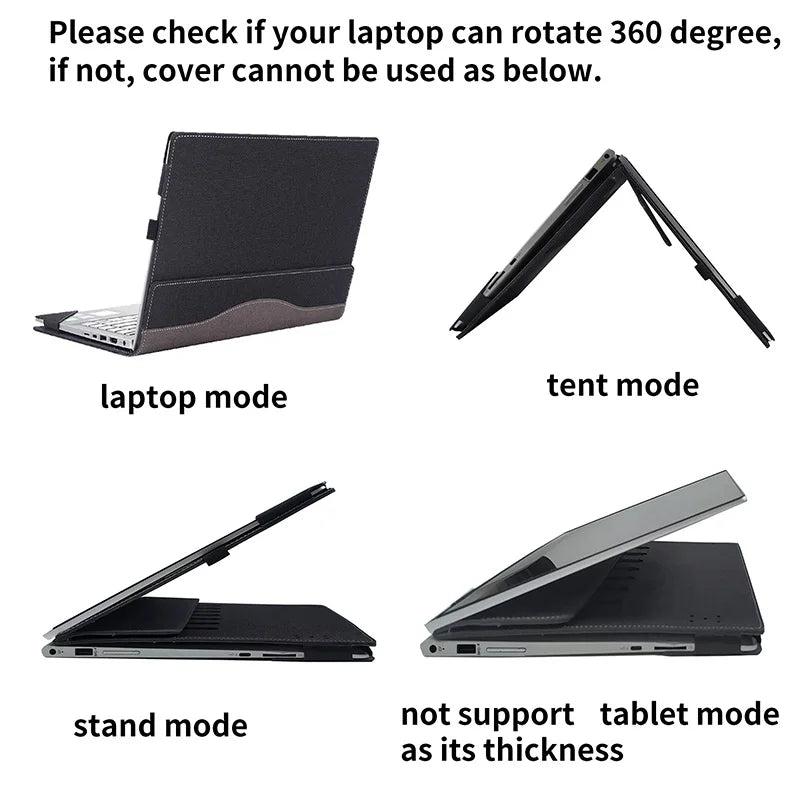 Housse de protection amovible pour ordinateur portable HP EliteBook 660 665 G11 / ProBook 460 465 G11, 16 pouces, cadeau