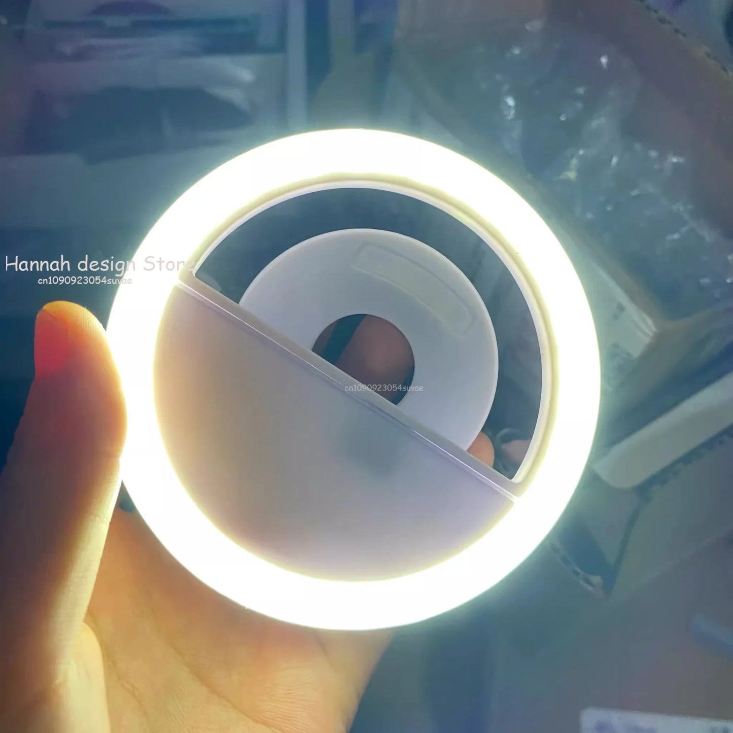 Anneau lumineux Led pour Selfie, Portable, Charge USB, lampe d'objectif de téléphone Portable, diffusion en direct, vidéo, lumière de remplissage pour Selfie, pour tous les smartphones