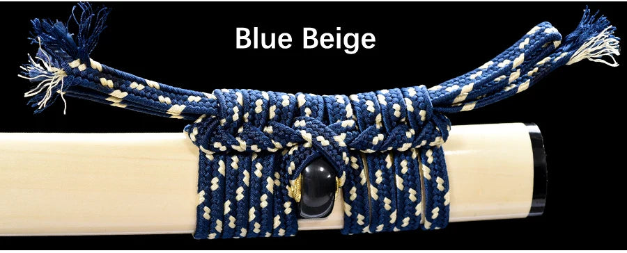 Katana – cordon tissé à la main en soie Sageo, pour épée de samouraï japonais, gaine Saya, corde de fourreau, choix de plusieurs couleurs