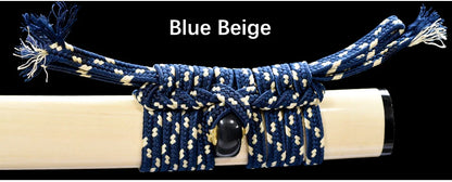 Katana – cordon tissé à la main en soie Sageo, pour épée de samouraï japonais, gaine Saya, corde de fourreau, choix de plusieurs couleurs