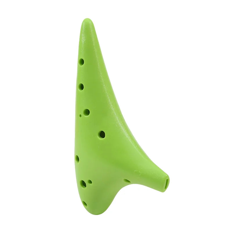 Ocarina Alto C Tuning en résine plastique pour adultes et enfants, flûte multicolore, 12 trous, nouveau