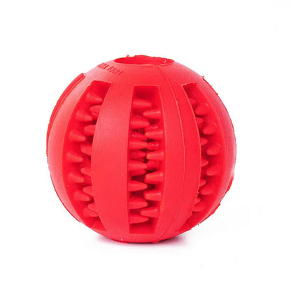 Balle de jouet pour chien, boule de jouet non toxique résistante aux morsures pour chiens de compagnie, chiot chat, mangeoire de friandises pour animaux de compagnie, boule de nettoyage des dents à mâcher