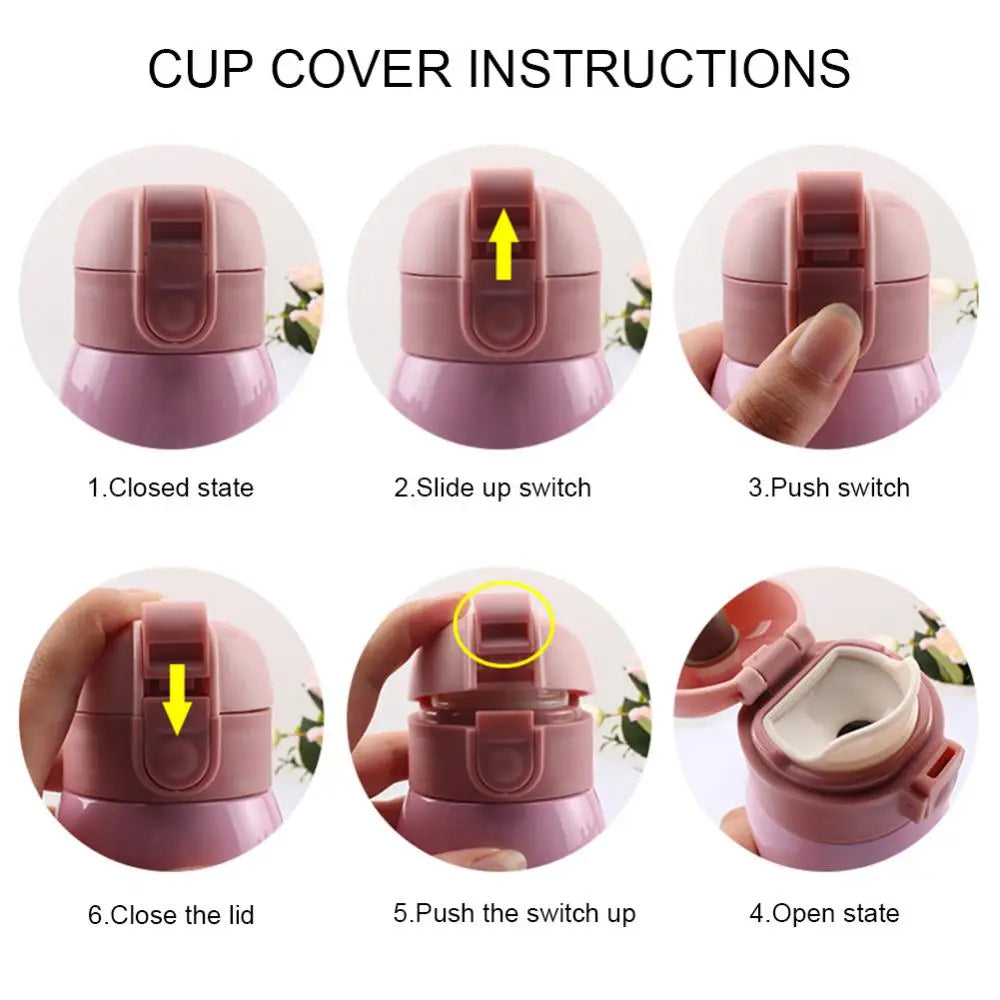 Mini Tasse Thermos 200ml/300ml Tasse de Poche en Acier Inoxydable Tasse à Café Thermique Bouteille Isotherme Flasque à Vide Cadeau pour Enfants