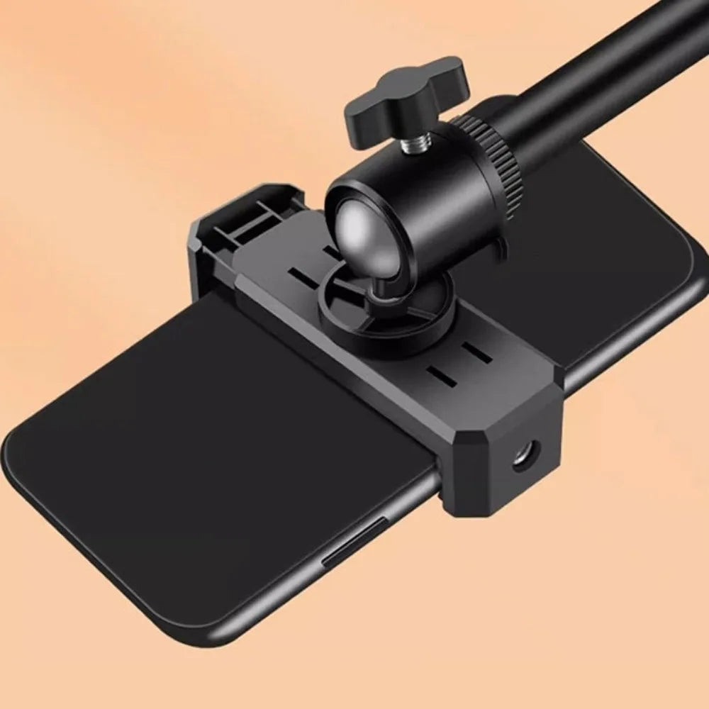 Trépied de lumière de diffusion en direct à lumière LED 360 °   Lumière de remplissage réglable pour téléphone Portable, lumière supplémentaire réglable et Portable douce