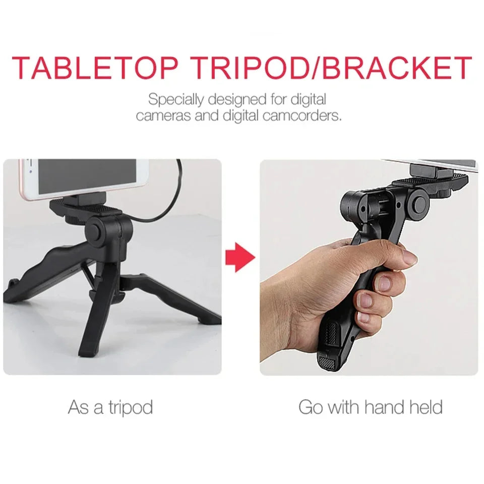 Smartphone VzonKit avec trépied, support de téléphone, mini microphone, lumière de remplissage LED, démarreur pour TikTok, diffusion en direct, vidéo prometteuse