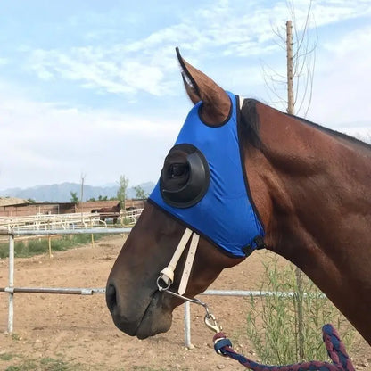 Équipement équestre, masque oculaire coupe-vent, gilet professionnel pour cheval de course, masque oculaire anti-sable, tête de cheval