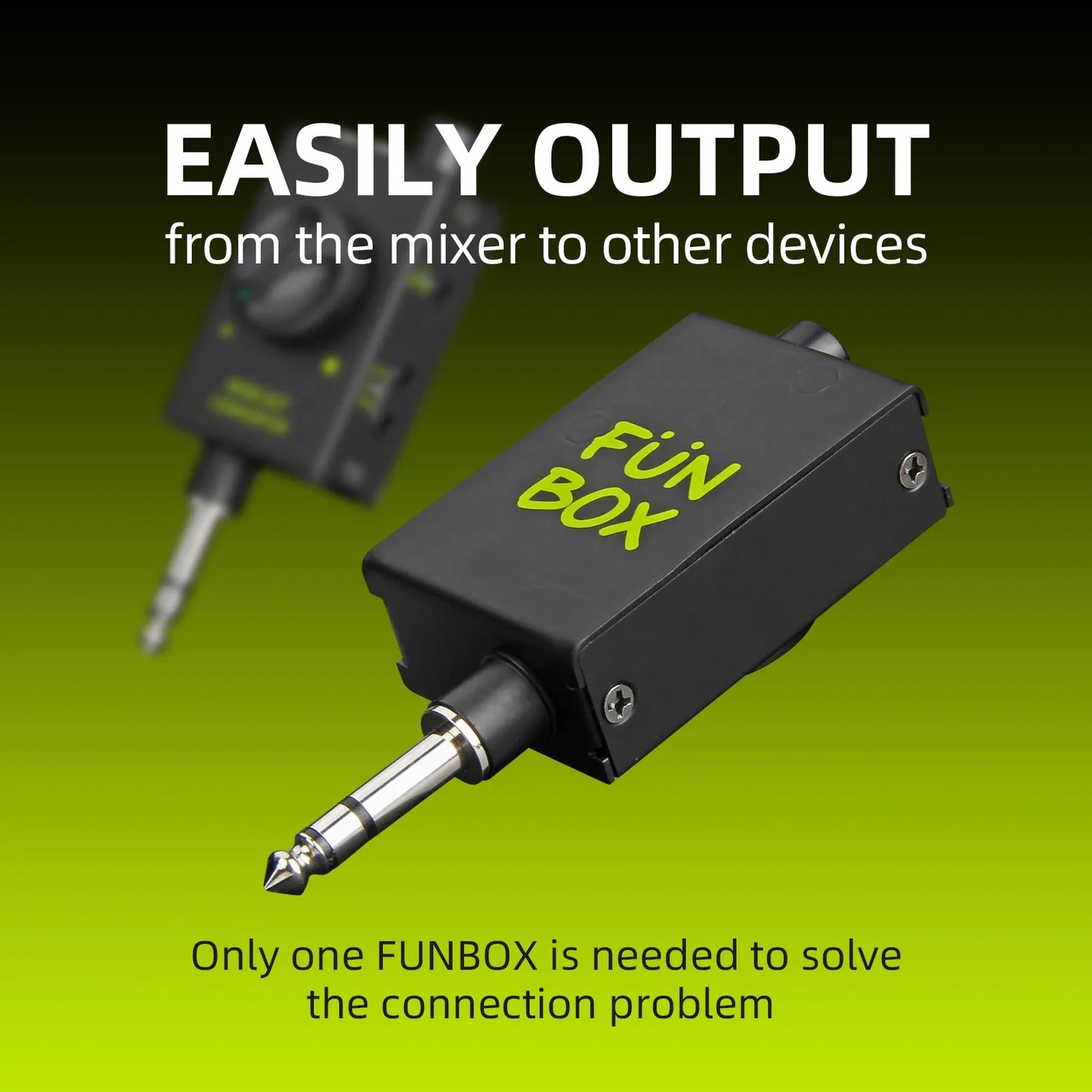IKGE DJ Console Mixer, Live Streaming Adapter, output device supports smartphones, laptops, PCs, etc., for Karaoke, Recording